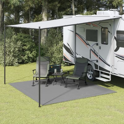 vidaXL - Tenttapijt - 3x3 - m - antracietkleurig