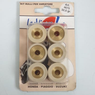 Galet rouleau de variateur Leovince pour Scooter Piaggio 250 Hexagon 2001 à 2017 23.8x18 32.5Grs Neuf