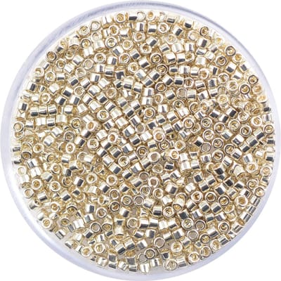 Delica Rocailles, Ø 2 mm - Zilverkleurig