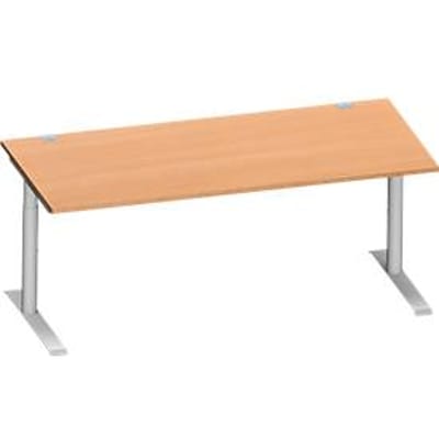 Schäfer Shop Genius MODENA FLEX bureau, 1800 x 800 mm, beuk