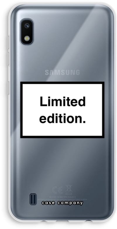 Hoesje geschikt voor Samsung Galaxy A10 hoesje - Limited edition - Soft Cover Telefoonhoesje - Bescherming aan alle Kanten en Schermrand
