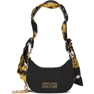 Versace Jeans Couture Logo Rits Tote Bag Dames handtassen Zwart 75VA4BAHZS467899 Basic Set (Bag+Dust Bag) black