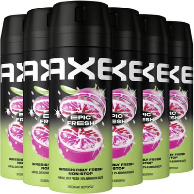AXE - Deodorant Bodyspray - Epic Fresh - 6 x 150 ml - Voordeelverpakking