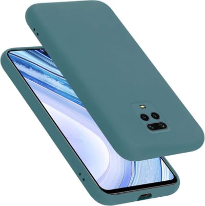 Cadorabo Hoesje geschikt voor Xiaomi RedMi NOTE 9 PRO / NOTE 9S in LIQUID GROEN - Beschermhoes gemaakt van flexibel TPU silicone Case Cover