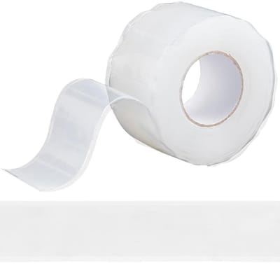 Zelfdichtende Siliconen Band - Reparatietape Waterdicht - Lekkages Dichten - Hoge Temperatuur Bestendig - 3 meter x 25 mm - Transparant
