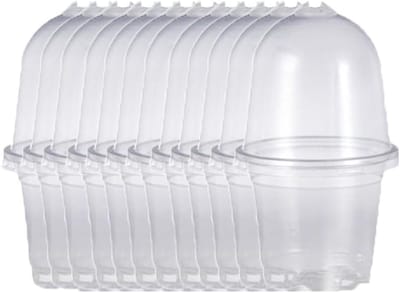 12 Stuks Heldere Plastic Kweekpotten met Vochtigheidsdome, 13cm Kleine Plantenpotten voor Zaailingen, Stekken en Vetplanten