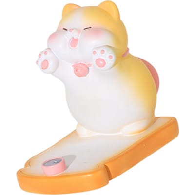 Schattige Kat Mobiele Telefoon Houder Hars Mini Draagbare Mobiele Telefoon Standaard Bureau Ornament voor Slaapkamer Kantoor
