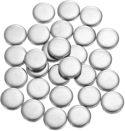 Roestvrijstalen Schijven - Ronde Metaalplaatjes - Handwerk Projecten - Corrosiebestendig Materiaal - 10 mm Diameter - Zilver