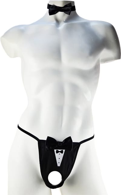 BamBella ® - Ondergoed pak -Onesize - Heren - Erotische jumpsuit Man lingerie Rood rollenspel kleding valentijn voor mannen
