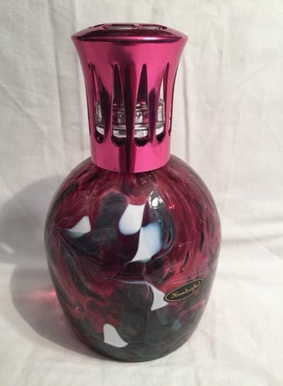 Ashleigh & Burwood - Fragance large lamp- limited edition art glas rood