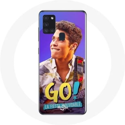 Samsung Galaxy A21S hoesje Streef je dromen na Álvaro Paz Go! Leef op jouw manier
