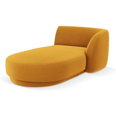 Chaise longue Miley rechts velvet | Micadoni Limited Edition