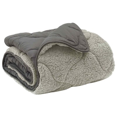 vidaXL - Winter - Duvet - 135 - x - 200 - cm - Winter - Lichtgrijs - Ademend