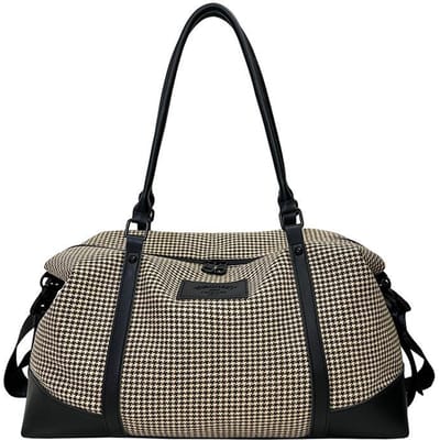Casual Eenvoudige Bagage Tas Geruite Stijl Reizen Onderarm Handtas Reistas Scheiding Nat en Droog Eenvoudige Sporttas kaki