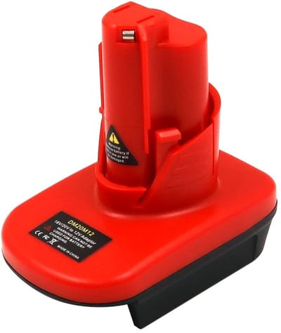 Allecto - M12 naar M18 Adapter - Compatibel met 18V Batterijen - Voor Milwaukee en DeWalt - Accu adapter - Hoogwaardige verbinding - Eenvoudig in g...
