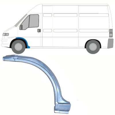 Reparatiepaneel voorste spatbord voor Fiat Ducato 1994-2006 / Links