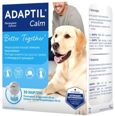 Ceva Adaptil Serie - Feromonengel - Compleet Diffuser + Vulling - 48ml - Stressverlichting