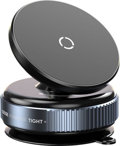 360° Magnetische Telefoonhouder – Elektrische Vacuüm Zuignap – Draaibaar & Verstelbaar – Handsfree Mobiele Houder voor Auto, Sportschool, Spiegel, Vliegtuig, Trein, Dashboard, Scherm & Glad Oppervlak – Universeel