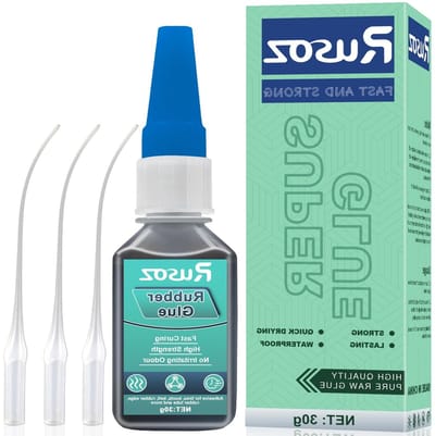 Directe Droog Rubber Lijm 30g - Waterdichte Superlijm voor Band, Schoenen, Riemen en DIY Projecten, Ideaal voor Rubber Producten en Meer