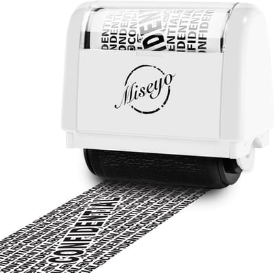 Brede Roller Stempel voor Privacy Bescherming en Identiteitsdiefstal