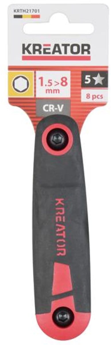 Kreator Zeskantsleutel KRTH21701- 1,5-8 - 8 stuks