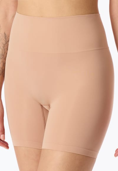 Bikershort met hoge taille, naadloos jersey, kleur maple - Naadloze contourvorming 3XL