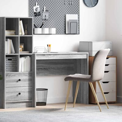 vidaXL - Bureau - Grijs - Sonoma - 90 - x - 40 - x - 76 - cm