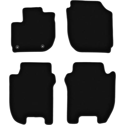 BASIC zwarte veloursmatten voor: Honda Jazz IV hatchback (2015-)