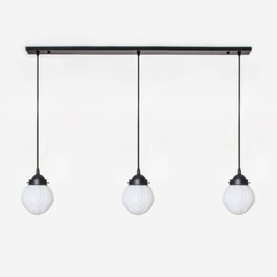 3 x Victory lampen aan plafondbalk Moonlight - Art Deco Trade