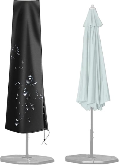Parasol Beschermhoes - Parapluhoes Tuin - Parasol Beschermen - Waterdicht Oxford Weefsel - 190 cm - Zwart