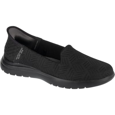 Skechers Slip-Ins On The Go Flex - Clover, Dames zwarte Halve schoenen 39 zwart