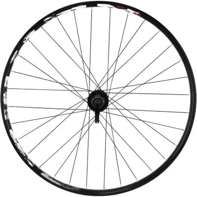 Achterwiel dubbelwandig met oog naaf 6 gaats cassette 32 spaken velg Velox Karma Disc Type Shimano 11- 32 21C