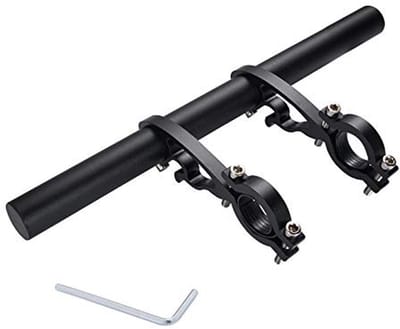 Fietsstuur Extender - Stuurverhoger - Extra Ruimte Creëren - Dubbele Klembevestiging - 25 cm Lengte - Aluminium