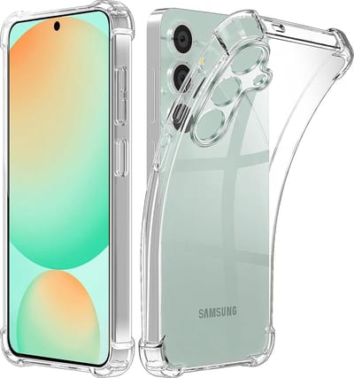 Hoesje Geschikt voor Samsung S24 FE Hoesje Siliconen Shockproof case - Arara Backcover- Transparant