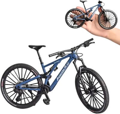 Miniatuur Mountainbike Model 1:6 Metalen Fiets - Decoratie voor Kantoor en Collectie