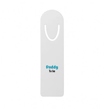 Hacebo® - daddy to be metalen boekenlegger - Papa - beste vader - vader cadeautjes - vaderdag - verjaardagscadeau - verjaardag - cadeau - geschenk - kado - gift - vader artikelen Bladwijzer boekenleggers - 12.7 cm x 3.2cm
