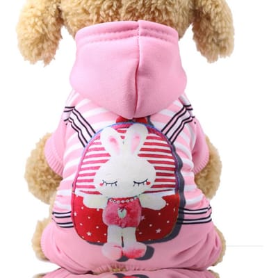 Adidog kleding Herfst en winter Nieuwe huisdierkleding Kleine middelgrote kleding Chihuahua Schnauzer Huisdier Warme viervoetige trui Leverancier XXL