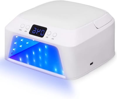 Professionele LED UV Lamp voor Gel Nagels met 71 Lampjes, Dual Displays en 4 Timerinstellingen, Ideaal als Nageldroger voor Gel en Nagellak