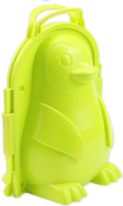 Livano Sneeuwbaltang - Sneeuwballenmaker - Strandspeelgoed - Zandspeelset - Strandschepje - Pinguin - Groen