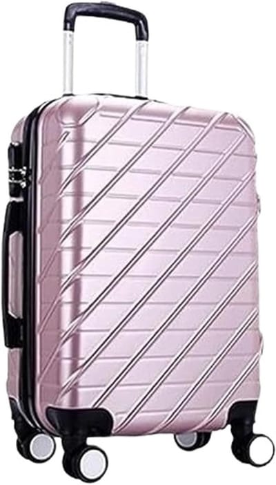 Reiskoffer Handbagage - Trolley Koffer - Zakenreizen - Lichtgewicht Polycarbonaat - 20 inch - Roze