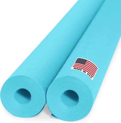 Kraftpapier Rol - Gekleurd Papier - Knutselen en Inpakken - Gemaakt in de VS - 914 x 3200 cm - Lichtblauw