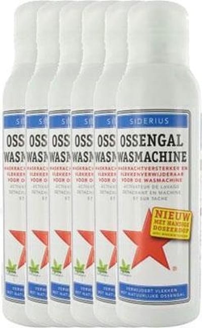 Siderius Ossengal Voor De Wasmachine Sanders Voordeelverpakking 6 flessen van 500 ml