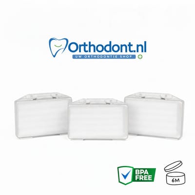 3x Orthodontic Wax | Beugel wax| Zonder Smaak