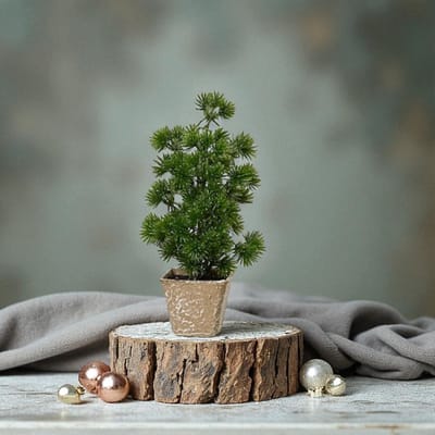 Micro Kerstboompje Type B - Kerstdecoratie - 20 cm hoog