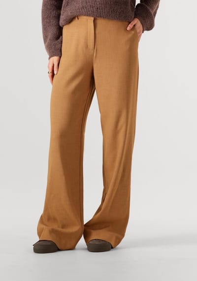 MSCH Copenhagen Mschmacy Michelle Hw Wide Pants Long Broeken Dames - Camel - Maat XS