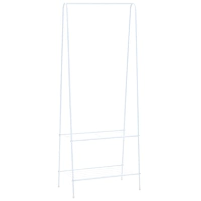 vidaXL - Kledingrek - 59x35x150 - cm - wit