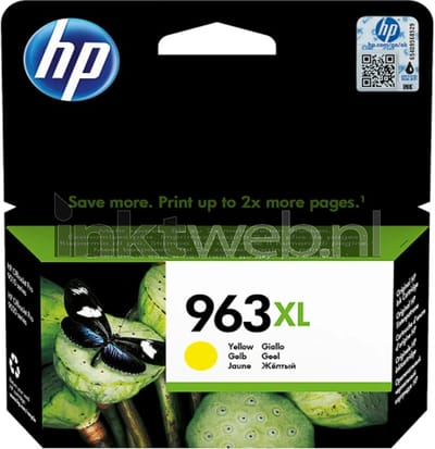 Inktcartridge hp 3ja29ae 963xl geel