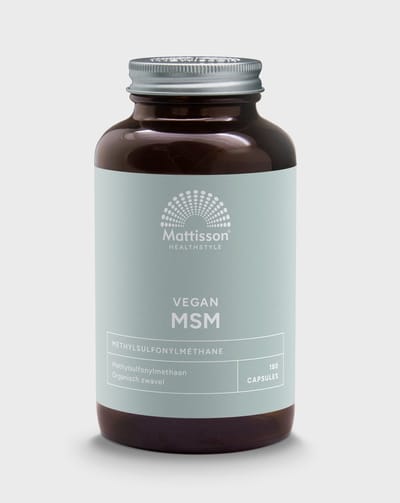 Mattisson - MSM 800 mg - Methyl Sulfonyl Methaan - MSM Tabletten - Zwavel Voedingssupplement voor Bindweefsel & Kraakbeen - 180 MSM Capsules
