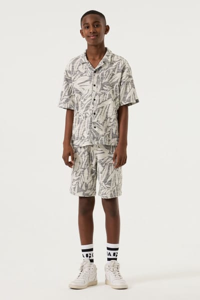 GARCIA Jongens Print Shorts Grijs