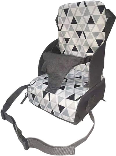 Dailygoods- Stoelverhoger Verstelbaar - Polyestervezel/Spons - 29x44x26 cm - Kussendikte 11 cm - Voor Kinderen 6 maanden tot 3 jaar - Eetkamerstoel Bevestiging - Verhoger